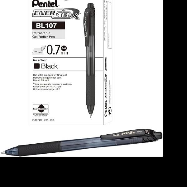 BOLIGRAFO GEL LIQ. ENERGEL BL107M 0.7MM.CAJA C12 COL.SURT.